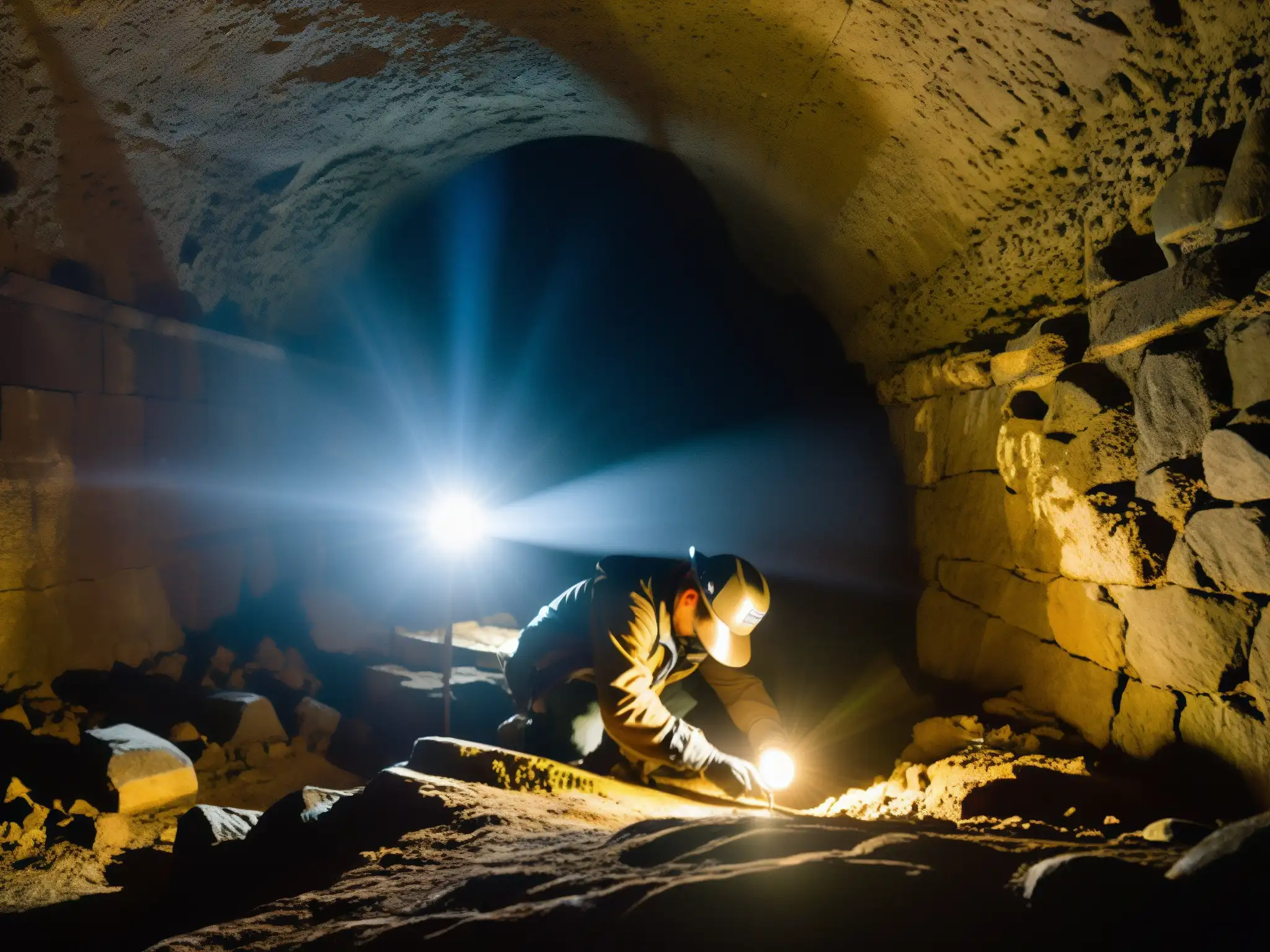 Excavación en túneles subterráneos revela antiguos secretos Un equipo de arqueólogos explorando túneles perdidos bajo la Universidad Dalhousie, descubriendo antiguos tesoros y revelando la enigmática historia