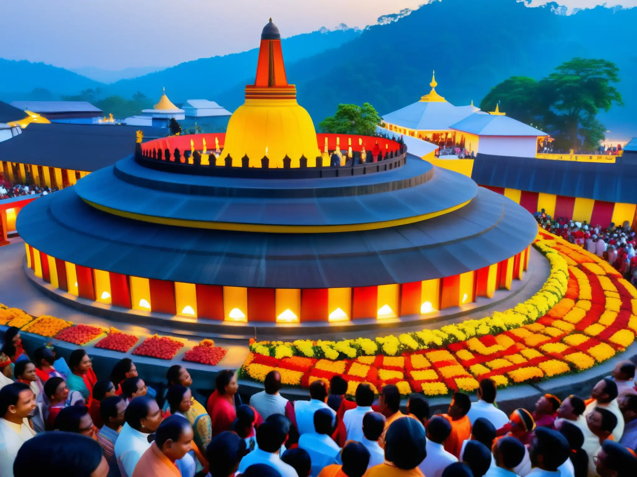 Un festival vibrante en el templo Kamakhya Devi, Assam, con rituales y leyendas antiguas